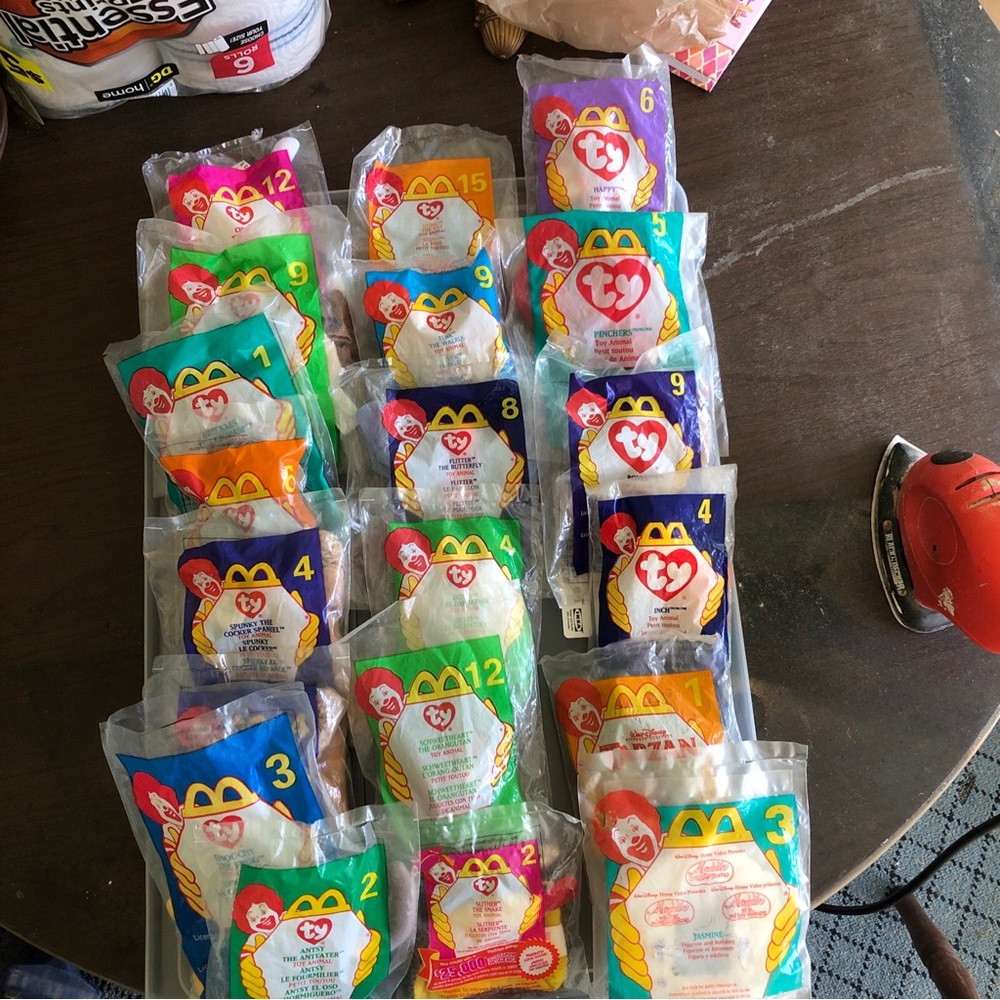 20 Total Lot 18 Ty Mc Donald’s Toys 1998 To 2000 2 Mc Donald’s Hard Toys READ
